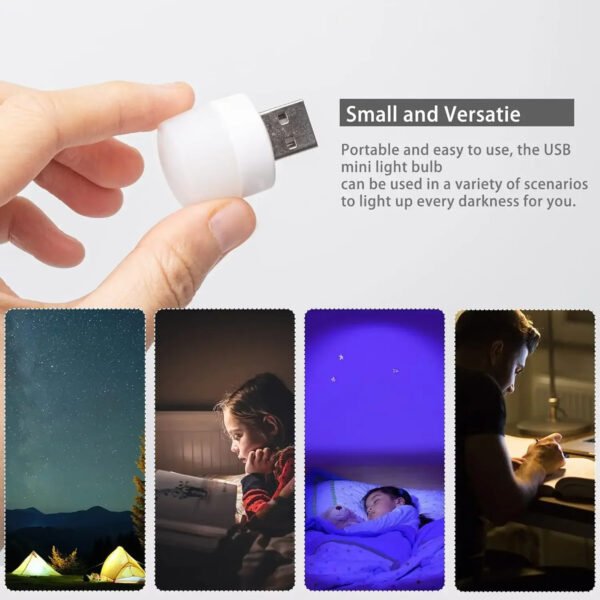 Mini USB Led Night Light Bulbs 5
